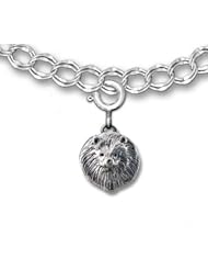 Sterling Silver Pomeranian Charm for Charm Bracelet by the Magic Zoo