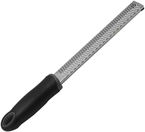 YAMO Stainless Steel Zester Grater with Safety Cover, Rubber Footings