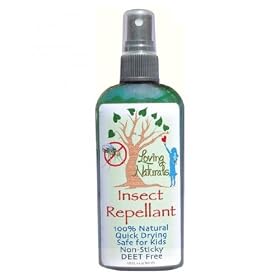 Loving Naturals Organic DEET Free 4 oz Insect Repellent