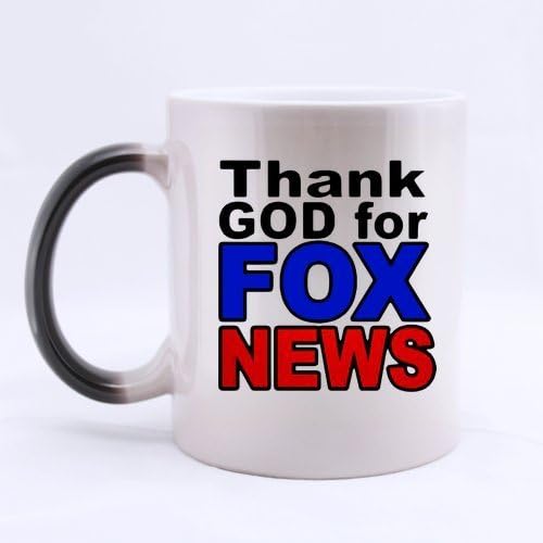 Pretty Specially-made Thank God for Fox News Morphing Ceramic Mug -One Side