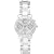 AK Anne Klein Women's Silver-Tone Diamond Accented Watch # 10-7899MPSV