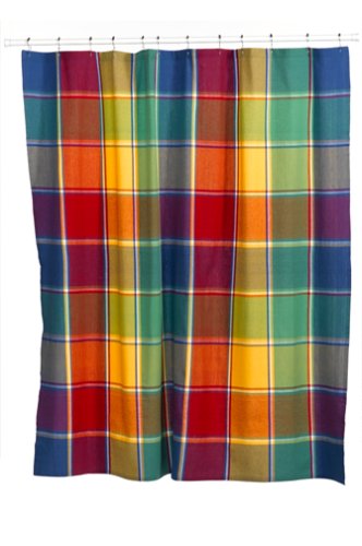 Park B. Smith Block Buster 72-by-72-Inch Shower Curtain, Primary