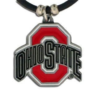 NCAA Ohio State Buckeyes Rubber Cord Necklace