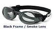 DOGGLES ILS Sunglasses - Protection from UV Rays for Your Dog - Shatterproof and Antifog - Black Frame/Smoke - X-Small