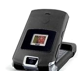 Motorola Razr V3, V3C Premium Skin Case Cover Silicone with 12v Rapid Car Charger and LCD Screen Shield - 4 Color Options
