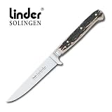 Linder Stag Handle Hunter Knife