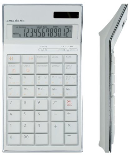 amadana デスクトップ電子計算機 LC-204-W