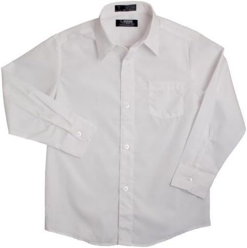French Toast Boys White Long Sleeves Dress Shirt - E9004