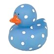 12 pc Mini Blue Polka Dot Rubber Ducks
