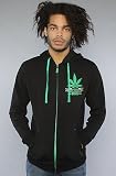 41ZS6Vo3r7L. SL160  DGK The DGK Stay Smokin Zip Up Hoody in Black hood ,Sweatshirts for Men