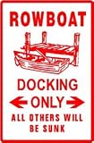 ROWBOAT PARKING paddle boat sport new sign