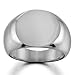 MeMeDIY Silver Stainless Steel Ring Signet - Customized Engraving