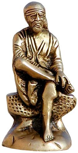 ShalinCraft Statues Hindu Religious Brass Sculpture Lord Sai Baba 2