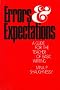 Errors and Expectations: A Guide for the Teacher of Basic Writing Errors and Expectations: A Guide for the Teacher of Basic Writing