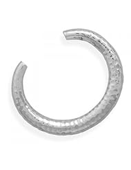 MMA Silver - Tapered Hammered Cuff