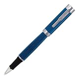 Conklin Herringbone Rollerball Pen, Deep Seal Blue (CK71005)