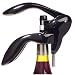 Metrokane Houdini Lever-Style Corkscrew, Black