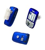 CELLET BLUE RUBBERIZED PROGUARD COVER HARD CASE (with detachable belt clip) for PALM TREO 680 - RETAIL PACKAGING