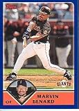 2003 Topps #121 Marvin Benard San Francisco Giants