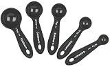 Cuisinart 5 Piece Measuring Spoon Set, Black