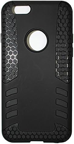 The rocket 2 in 1 slipproof and shockproof case for iPhone 6 (4.7) Dual Protection, Power Grip Technology (Black)