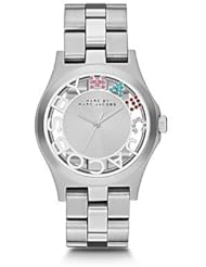 Marc by Marc Jacobs MBM3262 Ladies Silver Henry Skeleton Watch