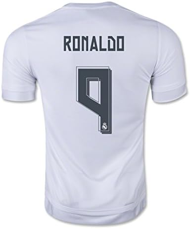 Real Madrid CF #9 Ronaldo 2015-16 Home Soccer Adult Football Jersey