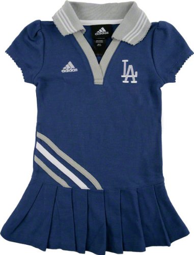Los Angeles Dodgers Toddler Royal Polo Dress