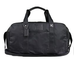 Authentic Coach Voyager Travel Gym Bag Nylon Black 70504