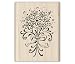Wildflower Bouquet Wood Mounted Rubber Stamp