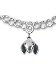 Sterling Silver Nubian Goat Charm for charm bracelet by The Magic Zoo