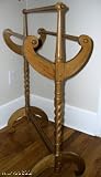 Oak Quilt Stand ~ Blanket Rack