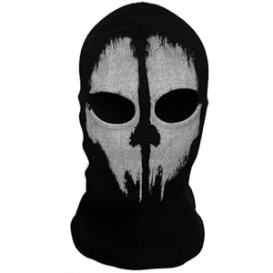 Yiding Call of Duty 10 COD Ghost Balaclava Logan Skull Face Mask Hood Biker #9