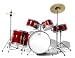 HB Junior Drum Set Perfect for Ages to 13yrs Complete Kids Drums