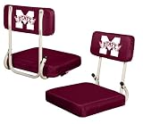 Mississippi State Bulldogs Hard Back Stadium Seat Chair - NCAA College Athletics