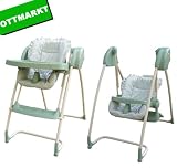 2in1 Hochstuhl + elektrische automatische kinderwippe Gr�n Preisvergleich