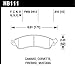 Hawk Performance (HB111R.610) High Performance Street Race Brake Pad