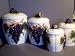 GRAPE 3-D Canisters Set of 4 - GRAPES ^NEW^ Canister