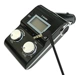 ラウダ FMトランスミッター for 携帯音楽プレーヤー 3.5φステレオミニプラグ <strong>XL</strong>-105 ブラック