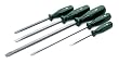 SK Hand Tools 86003 5-Piece SureGrip Square Screwdriver Set