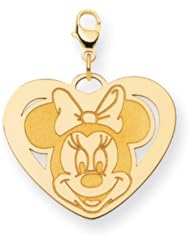 Disney Minnie Heart Lobster Clasp Charm