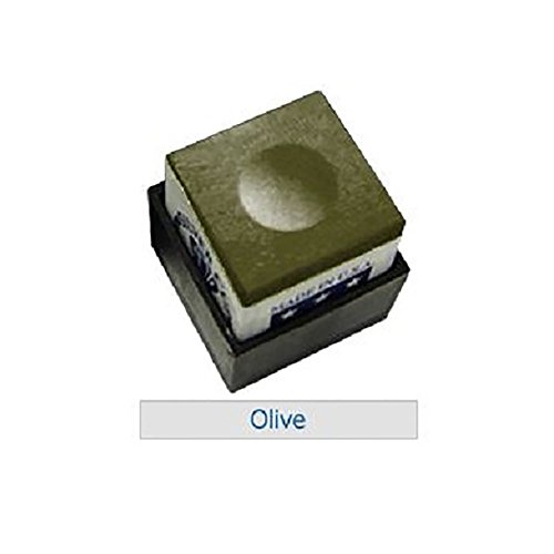 One Dozen Olive Silver Cup Pool Cue Chalk