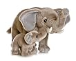 ELEPHANT MAMA AND BABY ELEPHANT PLUSH TOY 16"