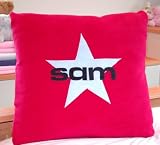 Personalised Red Cushion