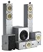 Crystal Acoustics TX-D12 Home Theater Speaker System with 12 THX SELECT Certified Subwoofer, Silver