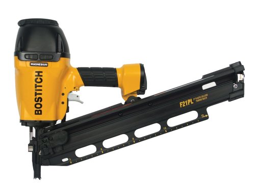 Bostitch F21PL Round Head 1-1/2-Inch to 3-1/2-Inch Framing Nailer with Positive Placement Tip and Magnesium Housing