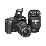 Remanufactured Olympus EVOLT E500 8-Megapixel Digital SLR Camera with 17-45 mm and 40-150 mm Zuiko Lenses