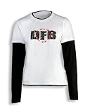 Sports : OFF PITCH Damen Longshirt "817076" DFB L/S LAYER, wei&szlig;/schwarz
