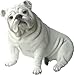 Bulldog Life Size K-9 Kreations Statue (White)