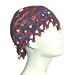 Recycled Silk Cap with Mirrors and Beads